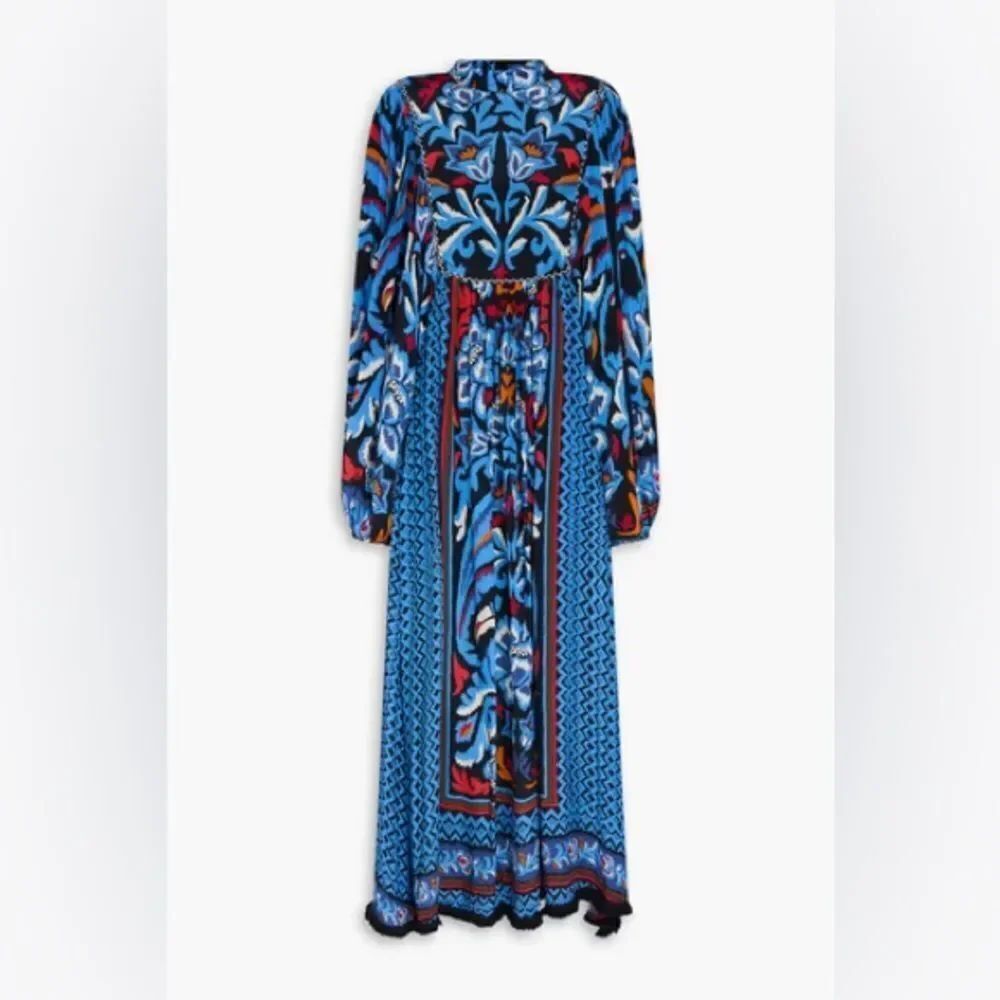 Farm Rio Toucans Scarf Print Maxi Dress - Size Medium